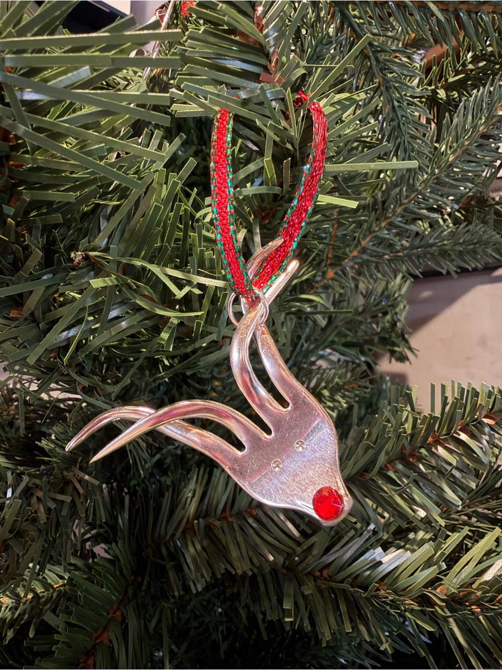 Fork Reindeer Ornament